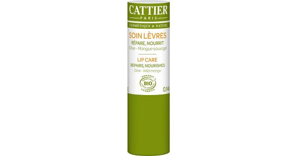 Cattier Paris Lip Care Olive-Wild Mango HK$87 每克/毫升零售價$21.8【保濕效能3分、試用者評價4.5分、總評3.5分】