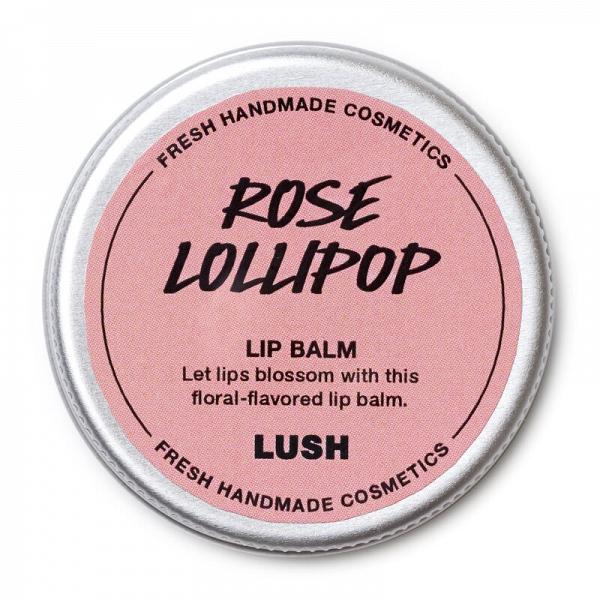Lush Rose Lollipop Lip Balm HK$125 每克/毫升零售價$10.4【保濕效能2.5分、試用者評價4分、總評3分】