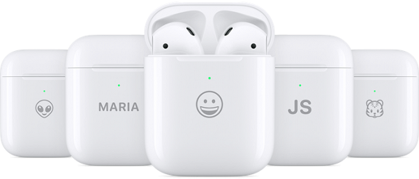 【Apple AirPods】蘋果AirPods保護盒免費刻字 新增Emoji圖案打造專屬充電盒