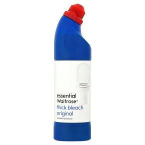 16.Essential Waitrose Thick Original Bleach－有效成份：次氯酸鈉2.5至5.0%