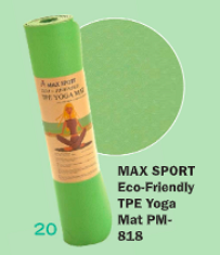 Max Sport Eco-Friendly TPE Yoga Mat PM-818 ，含量：438