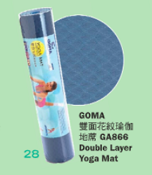 GOMA雙面花紋瑜伽墊GA866，含量：1270