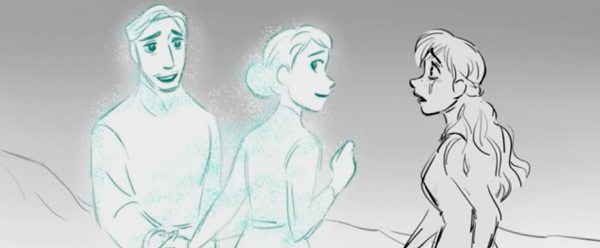 更打算回到Ahtohallan後，讓姐妹兩人再次相見，與Elsa分擔重擔。