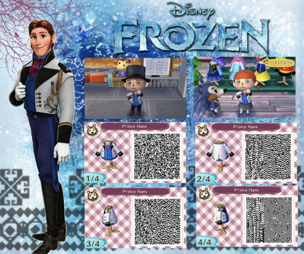 Frozen(冰雪奇緣)衣服QR Code