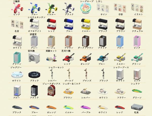 【動物之森/動物森友會】日本收集狂玩家整理超齊全動森發售傢具圖鑑表！