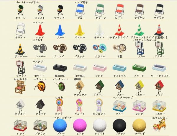 【動物之森/動物森友會】日本收集狂玩家整理超齊全動森發售傢具圖鑑表！