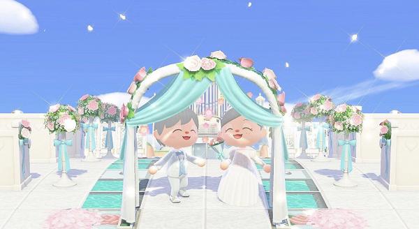【動物之森/動物森友會】40款婚禮設計素材推介 白色教堂/水上婚宴/森林系婚禮