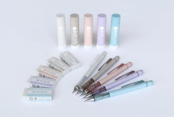 日本蜻蜓牌推出3款煙燻色文具！經典MONO擦膠/自動鉛芯筆/漿糊筆