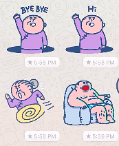 【WhatsApp動態貼圖】WhatsApp動態Sticker懶人包 6大人氣插畫貼圖下載教學