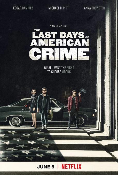 第一位：《美國犯罪的末日》 (The Last Days of American Crime) 爛蕃茄新鮮度：0%