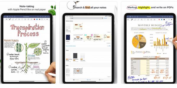 5個實用Ipad筆記app推薦+比較！有效提升上課jot notes、開會整理資料效率