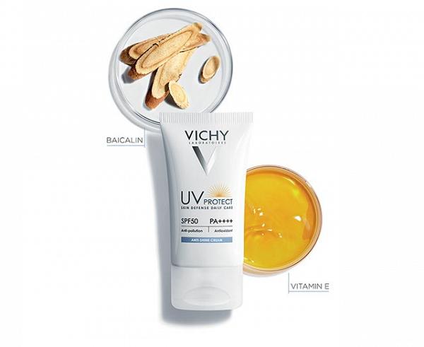 5星Vichy 清爽保濕防曬日霜 UV Protect Skin Defense Daily Care $240/40ml