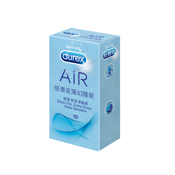 杜蕾斯倍滑至薄幻隱裝衛生套 Durex AIR Extra Smooth Condom $19.9/個