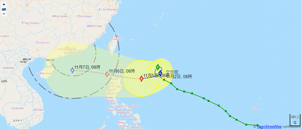 一周內雙颱風！天鵝明早最接近香港 天文台料艾莎尼升級颱風週末闖港400公里