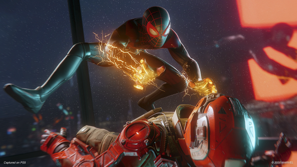 為2018年推出的《Spider-Man》續作，在PS4及PS5平台推出引起不少玩家關注。遊戲以新一代蜘蛛俠Miles Morales為主角，講述強勢的新能源供應商「洛桑能源公司」與使用高科技武裝的幫派「地下幫」的鬥爭日益激化，Miles須要孤身一人防止紐約再次陷入危機。