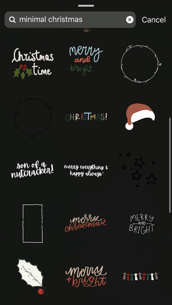 【Instagram】IG限時動態14大聖誕GIF圖關鍵字 聖誕老人、得意雪人、祝福字句打造節日Story