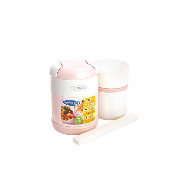 虎牌 Tiger保溫飯壺套裝(包含兩個容器) LWR-A072 PG Pink Lunch Jar$358 2.5分