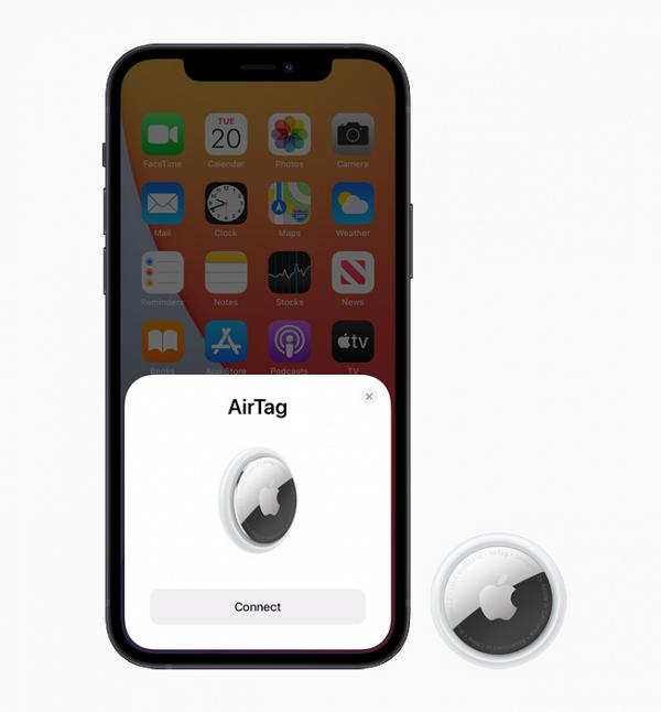 【Apple Event蘋果發佈會2021】AirTag失物追蹤配件登場！配Find My App使用定位搵銀包/鎖匙