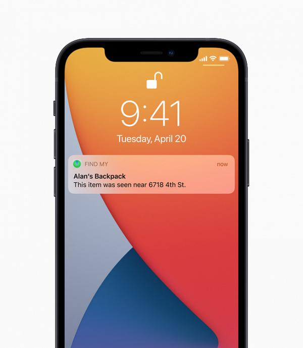 【Apple Event蘋果發佈會2021】AirTag失物追蹤配件登場！配Find My App使用定位搵銀包/鎖匙