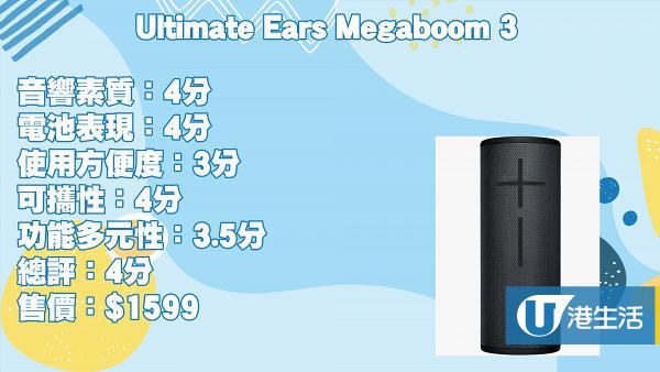 消委會7大人氣品牌藍牙喇叭評測 音響、功能素質！一款$849音質接近滿分 Sony/Marshall/JBL