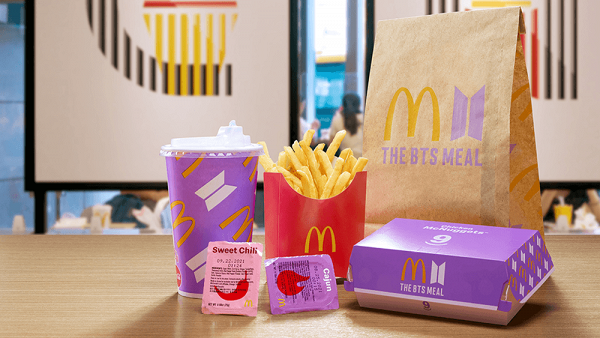 【巡遊全球49個地區】麥當勞 X 防彈少年團BTS 聯手推出紫色專屬包裝The BTS Meal！