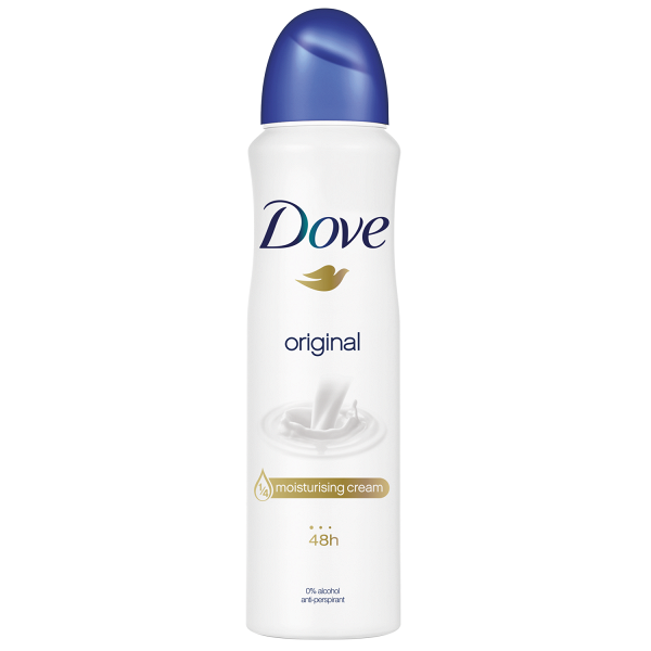 Dove Original（壓縮噴霧裝）【200ml $29.9 止汗效能5分 整體4.5分】