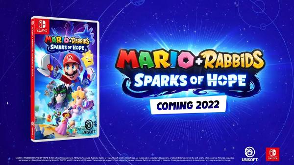 【瑪利歐+瘋狂兔子希望之星】Switch遊戲2022年推出！闖蕩銀河系星球冒險拯救同伴Spark
