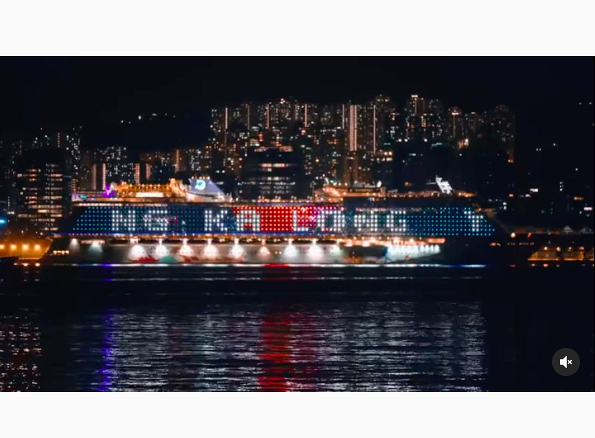 【東京奧運】伍家朗贏盡民心獲偶像級超強應援 登巨型郵輪船身：多謝香港人畀我做咗一晚教主