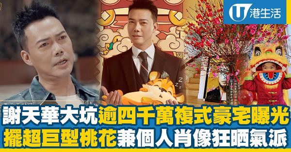 謝天華離巢TVB九年北上掘金賺到笑 四千萬複式豪宅曝光 擺超巨型桃花兼放埋個人肖像畫狂晒氣派