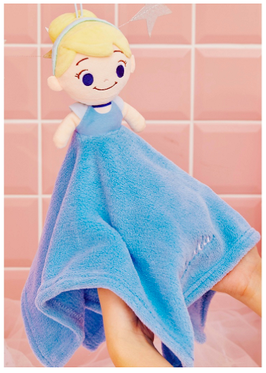 Disney公主系列珊瑚絨抹手巾 勤洗手！防疫兼打造可愛家居
