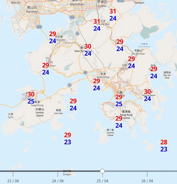 天氣預報｜預料未來幾日有幾陣驟雨日間炎熱！下周氣溫回升高達30度