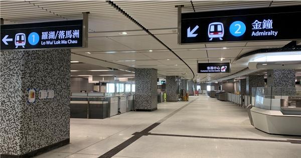 港鐵落實東鐵綫過海段5月15日通車 來往金鐘至紅磡只需7分鐘、金鐘站變4綫超級轉車站