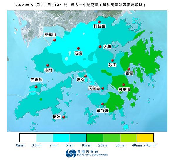 天氣預報｜活躍低壓槽持續影響本港！天文台預測今日中午前後雨勢或會較大