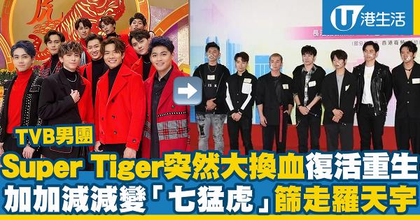 TVB男團Super Tiger限定復活突然大換血重組！舊10人陣容加加減減變「七猛虎」篩走C位羅天宇