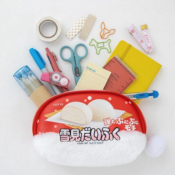 日本雜誌附錄 零食商品周邊化 雪見大福、明治朱古力造型收納袋
