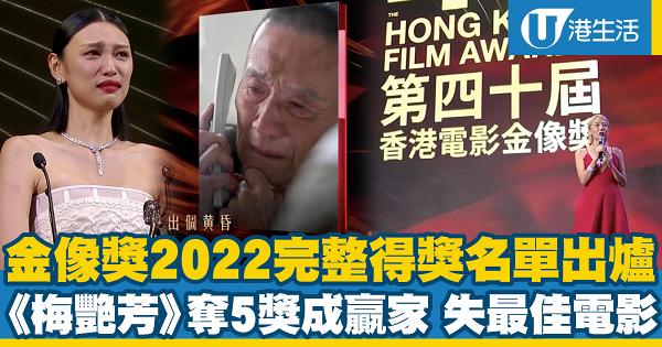 金像獎2022｜《第40屆香港電影金像獎》完整得獎名單（不斷更新）影帝影后花落誰家