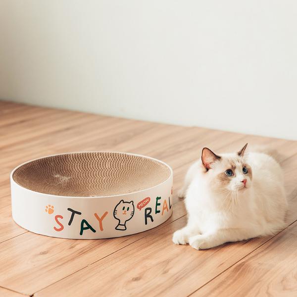 Stayreal首推寵物用品  繽紛手繪貓抓板/餐碗/頸圈牽繩