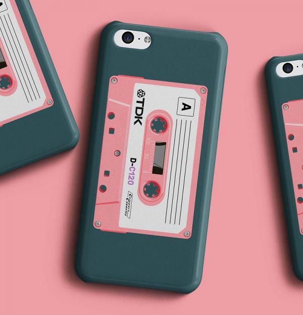 TDK Cassette - pink Phone case $145.5