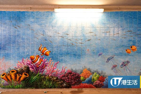 【香港周圍遊】4大特色壁畫影相位！巨型鯨鯊/星空海豚/花海樓梯