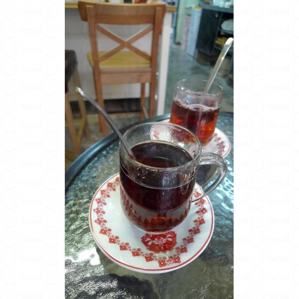 來自台灣的藍莓紅茶，每杯 $20。