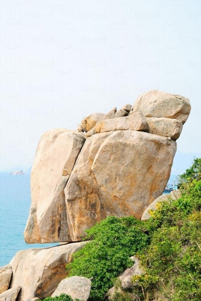 「十大香港最美岩石」之一的「響螺石」，不知巨螺有沒有為漁民帶來幸運呢？