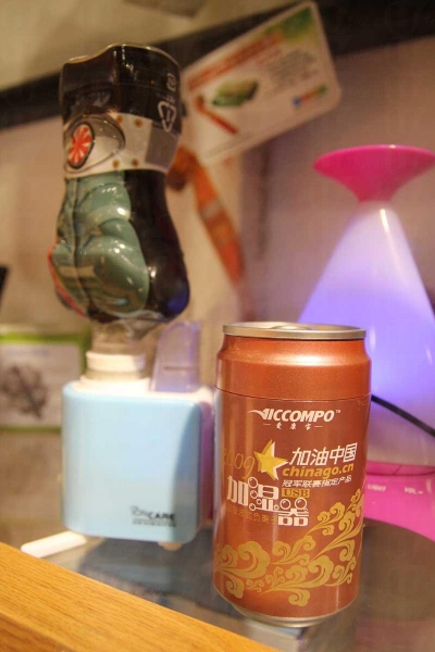 汽水罐造型放濕器，一邊為房間加濕，一邊為中國加油！