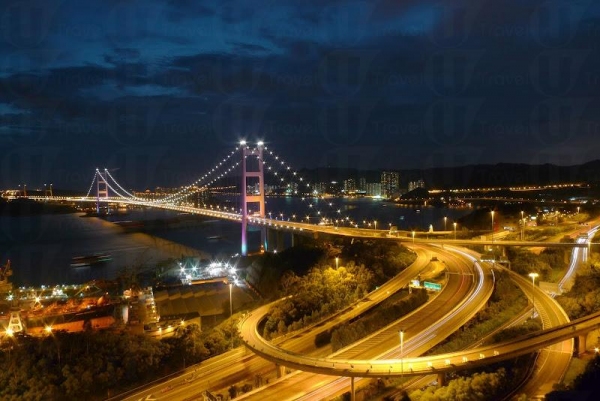 青碼大橋的夜景（圖片：新之棧）