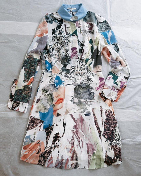 Print pattern連身裙$4,990
