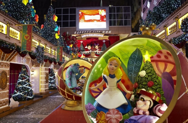 海港城今年聖誕裝飾以迪士尼做主題