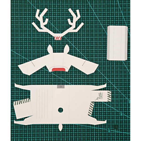 工序簡單：根據紙樣上的虛綫切割出動物形狀。
