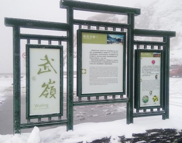 台灣落初雪 把握時機睇雪景