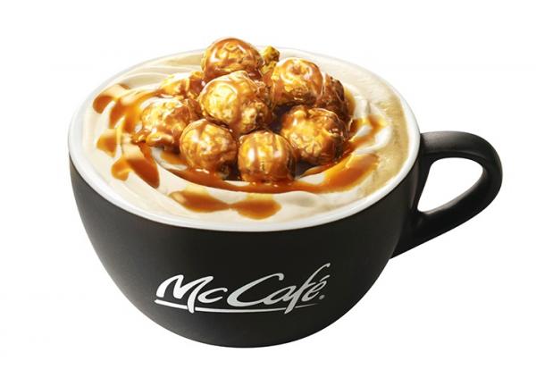 日本麥當勞新推 超邪惡焦糖爆谷咖啡