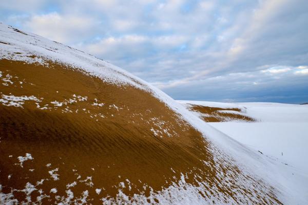 漫步在白色雪丘上！ 冬日限定雪の鳥取砂丘