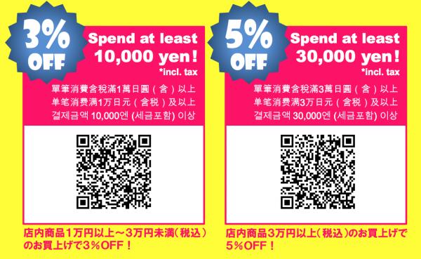 2018日本自由行 購物折扣劵優惠總整理